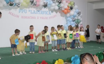 Završna priredba u Predškolskoj ustanovi Lastavica Zenica